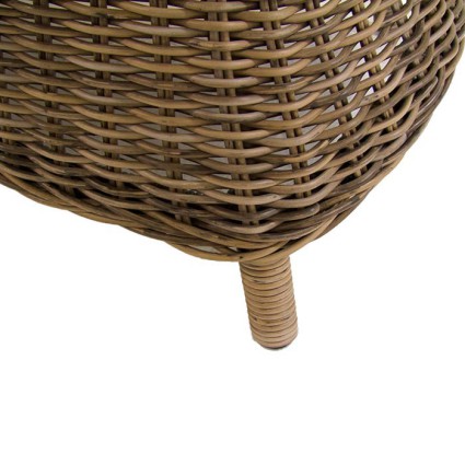 Mesa para jardín ratán sintético Lux