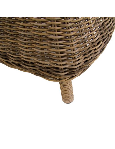 Mesa para jardín ratán sintético Lux