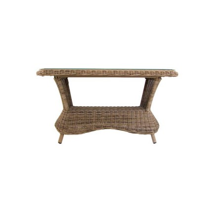 Mesa para jardín ratán sintético Lux