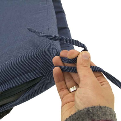 Cojín para jardín lux azul - Pack 6 unidades