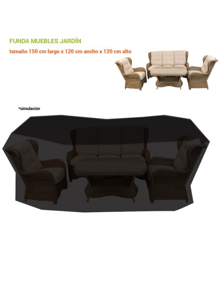 Funda impermeable para sofás de jardín