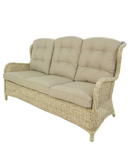 Sofá de jardín 3 plazas Sala