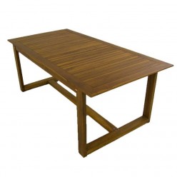 Mesa jardín de madera de teca 200