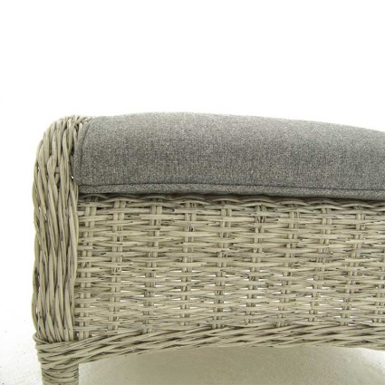 Resposapiés para jardín rattán sintético Sala