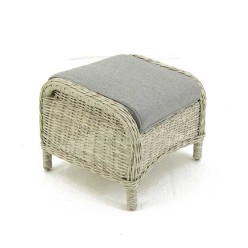 Resposapiés para jardín rattán sintético Sala - Pack 2 unidades 2