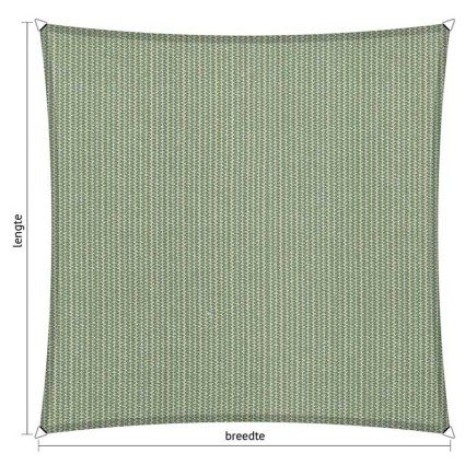 Toldo vela rectangular de exterior 3 x 5 m verde