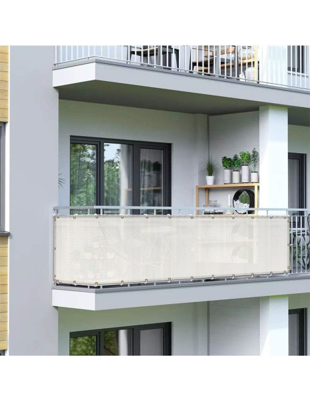 Cubre barandilla de balcon 5 x 0.90m Arena