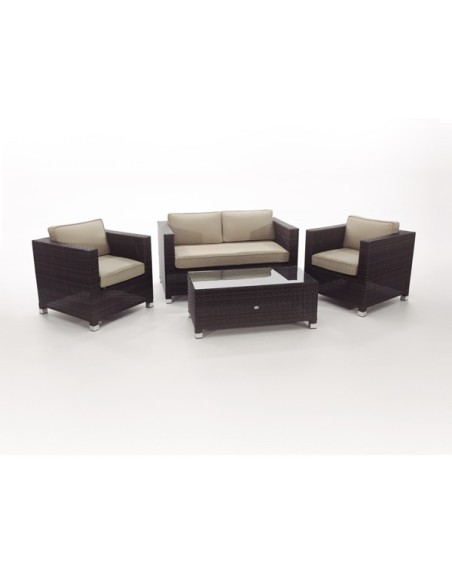 Conjunto sofás exterior fibra Florida