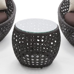 Conjunto sofás jardín fibra Filadelfia con cojines 2