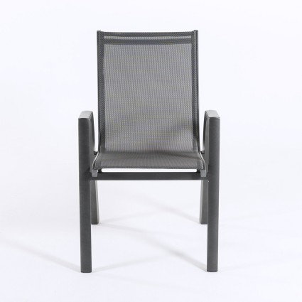 Sillon de jardin reforzado Antracita - Pack 6 unidades