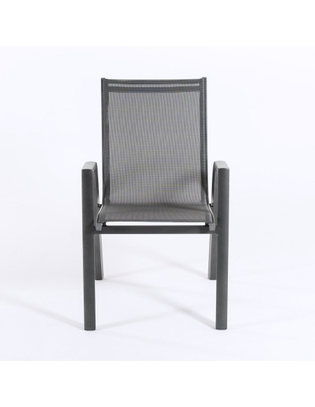 Sillon de jardin reforzado Antracita - Pack 6 unidades