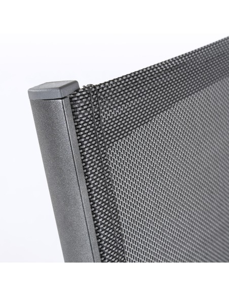 Fauteuil de jardin renforce Anthracite - Pack 6 unites