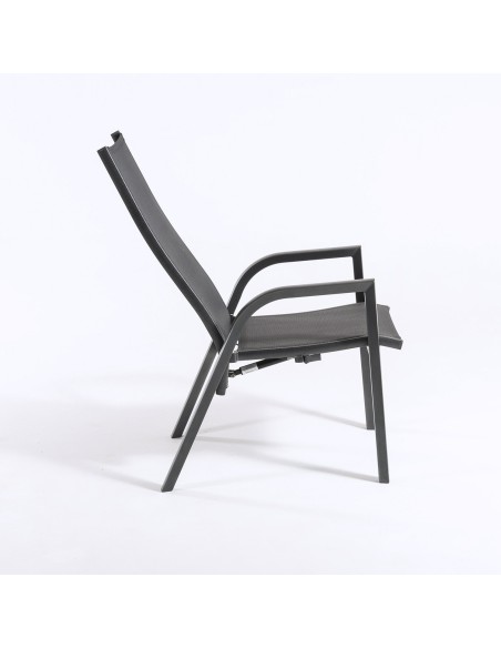 Sillon para jardin reclinable Antracita