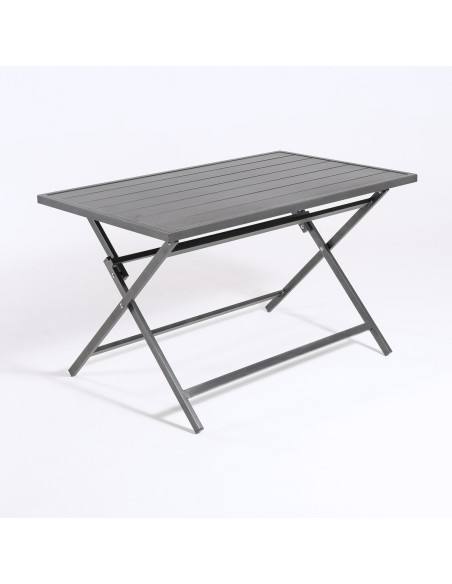 Mesa de Aluminio para exterior plegable 120 cm Antracita