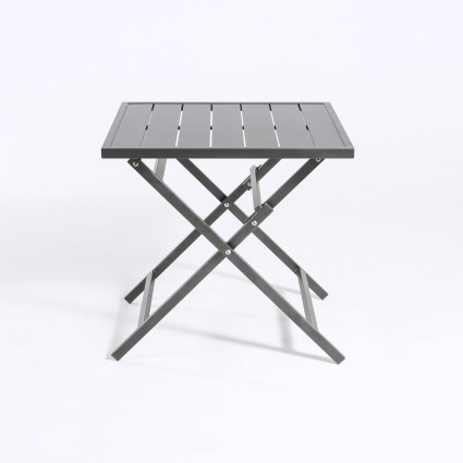 Table de jardin pliante en aluminium 70 cm Anthracite