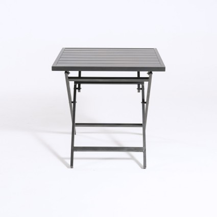 Table de jardin pliante en aluminium 70 cm Anthracite