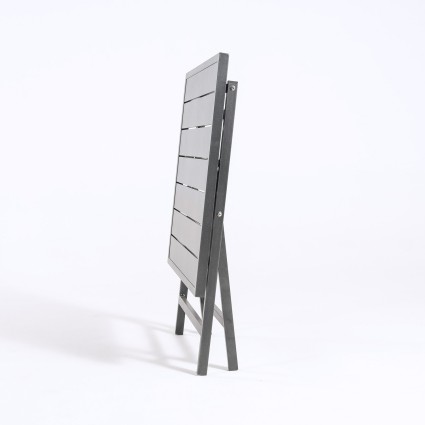 Table de jardin pliante en aluminium 70 cm Anthracite