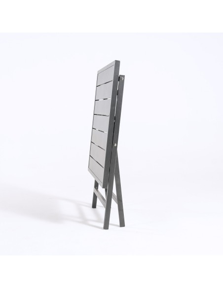 Table de jardin pliante en aluminium 70 cm Anthracite