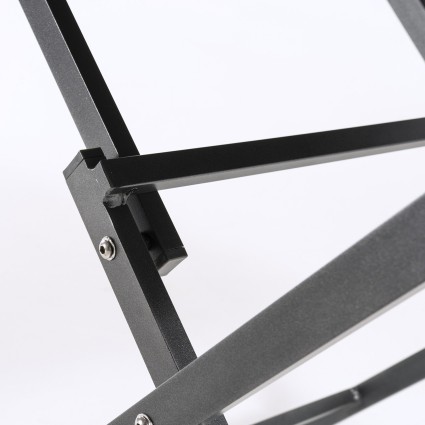 Table de jardin pliante en aluminium 70 cm Anthracite