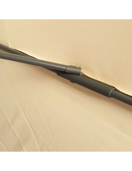 Tissu de remplacement couleur naturelle pour parasol pendule 350 cm