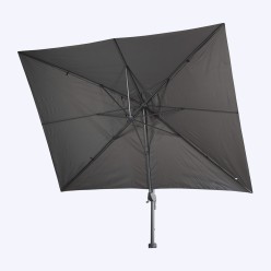 Parasol pendule gris 300 x 400 cm 2