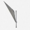 Parasol pendule gris 300 x 400 cm