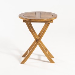 Nora redonda mesa de teca de jardim 2