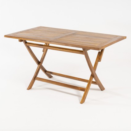 Table de jardin rectangulaire Sara 140