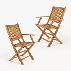Poltrona de jardim dobravel - Pack 2 unidades 2
