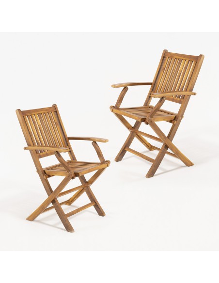 Poltrona de jardim dobravel - Pack 2 unidades