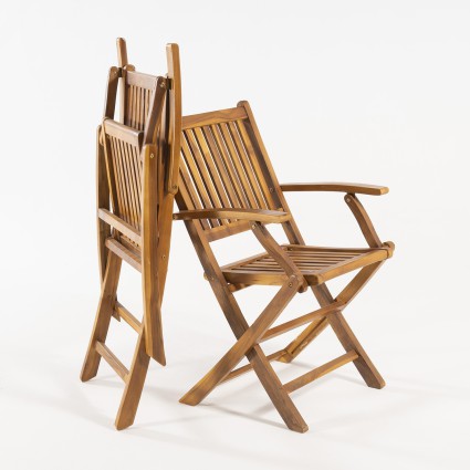 Fauteuil de jardin pliable Bangly - Pack 6 unites