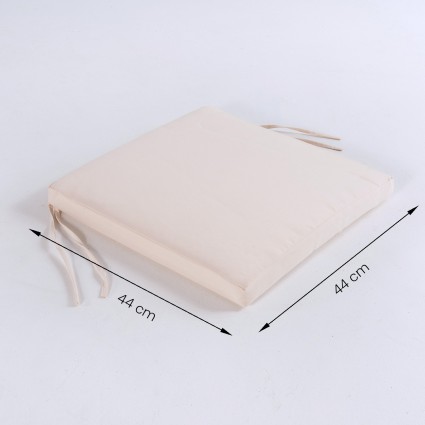 Cojin de exterior estandar beige - Pack 2 unidades