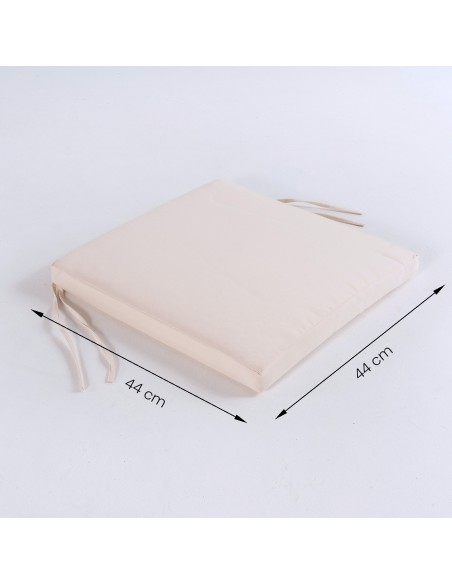 Cojin de exterior estandar beige - Pack 2 unidades