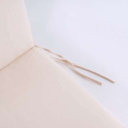 Cojin para tumbona de jardin estandar beige - Pack 4 unidades