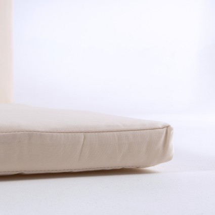 Cojin para tumbona de jardin estandar beige - Pack 4 unidades