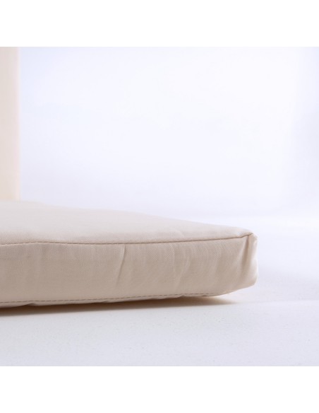 Cojin para tumbona de jardin estandar beige - Pack 4 unidades