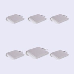 Coussin de jardin lux sable - Pack 6 unites 2
