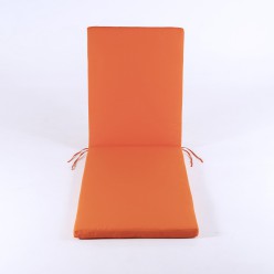 Almofada laranja para espreguicadeira ao ar livre Repelente de agua Removivel Tamanho 196x60x5 cm 2
