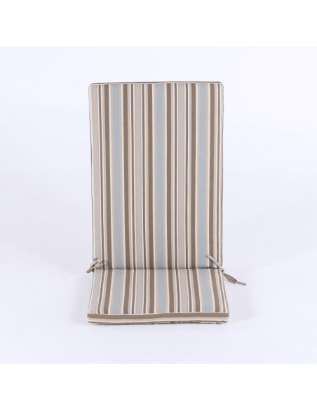 Cojin posiciones para jardin lux estampado rayas - Pack 6 unidades