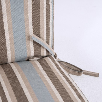 Cojin posiciones para jardin lux estampado rayas - Pack 6 unidades