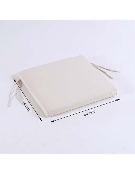 Cojin para jardin lux crema - Pack 2 unidades