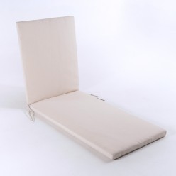 Coussin de bain de soleil exterieur Lux creme