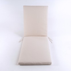 Coussin de bain de soleil exterieur Lux creme 2