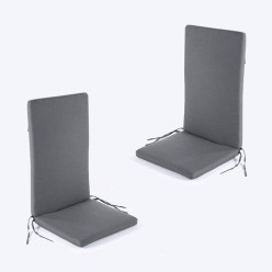 Coussin pour positions exterieures Olefin gris - Pack 2 unites 2