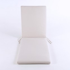 Coussin de chaise longue de jardin Olefine ecru 2