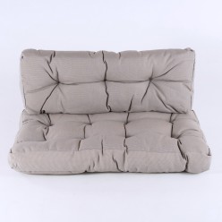 Coussins pour palettes assise et dossier Lux capuccino 2