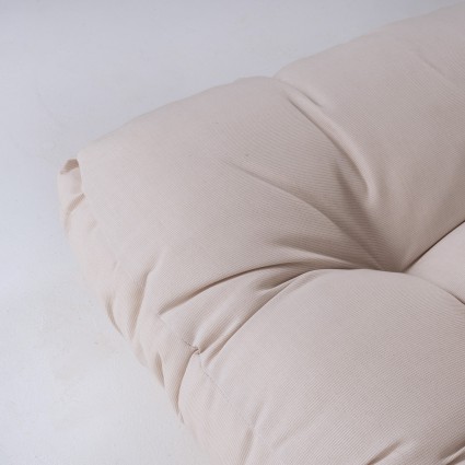 Cojines de palets asiento y respaldo  Lux crema - Pack 2 unidades