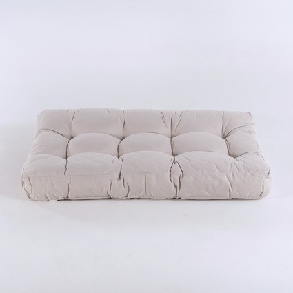 Coussin d'assise pour palette Olefin brut - Pack 4 unites