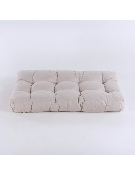 Coussin d'assise pour palette Olefin brut - Pack 4 unites