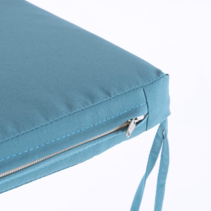 Cojin de exterior estandar turquesa - Pack 6 unidades